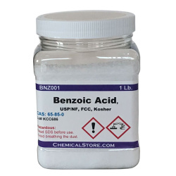 Benzoic Acid, USP, FCC, Kosher, ACS Reagent, >99.5%