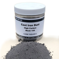 Cast Iron Dust, High Carbon, Mesh 150