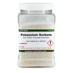 Potassium Sorbate, FCC, Kosher, Food grade preservative